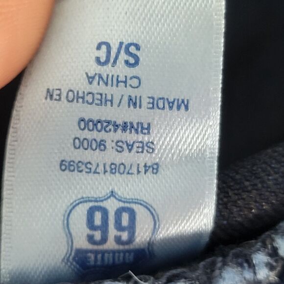 Route 66 Womens Size S Blue Solid Pull On Skinny Jegging Jeans - Picture 7 of 11